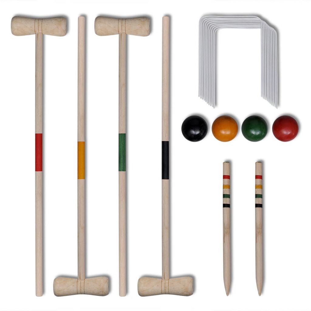 4 Player Wooden Croquet Set 9 4 Player Wooden Croquet Set